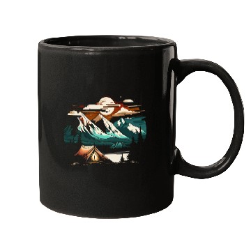 Discover Calm Wild Night Mugs
