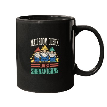 Discover Mailroom Clerk Loves Shenanigans St. Patrick's Day Mugs