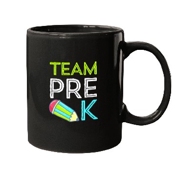 Discover Team Pre-K Teacher First Day Preschool Back to Sch Mugs