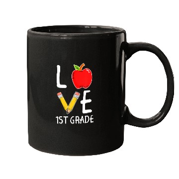 Discover Love 1st Grade Teachers Back To School Mugs