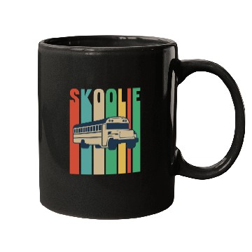 Discover Skoolie Design For A School Bus Lover Mugs
