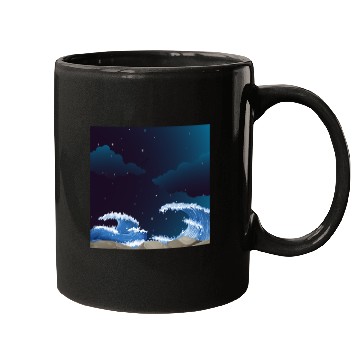 Discover Nice overnight waves Mugs