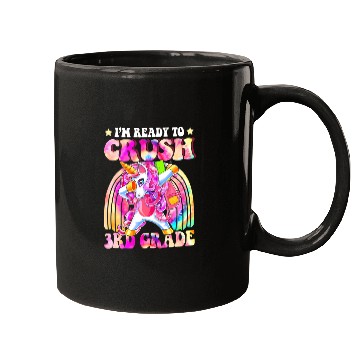 Discover Unicorn 3rd Grade Back To School First Day Tie Dye Mugs