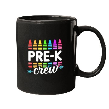 Discover Pre-K Crew Teacher Team Squad Hello Back School Gr Mugs