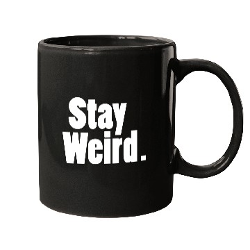 Discover Stay Weird Mugs