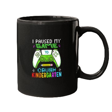Discover Kindergarten gamer first day back to school gaming Mugs