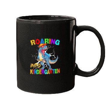 Discover Roaring Into Kindergarten T Rex Dinosaur Back To S Mugs