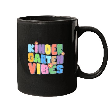 Discover Kindergarten Vibes First Day Back to School Teache Mugs