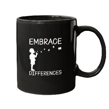 Discover Embrace Differences Puzzle Autism Awareness Day Mugs