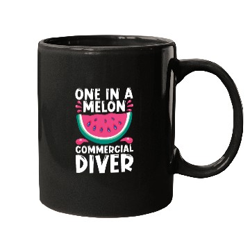 Discover Diving Diver Melon Commercial Diving Mugs