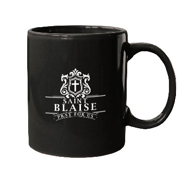Discover St Blaise Candle Patron Catholic Saint Mugs