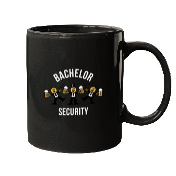 Discover Bachelor Security (Caricature / Dance / 3C / W) Mugs