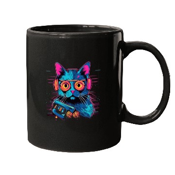 Discover Blue Cat Mugs