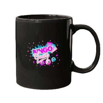 Discover Bingo Queen Pocket Balls Fun Mugs