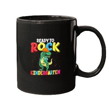 Discover Ready To Rock Kindergarten Dinosaur Back To School Mugs