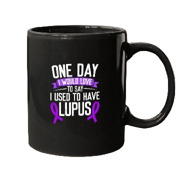 Discover Lupus Awareness Month Purple Ribbon I Used To Mugs