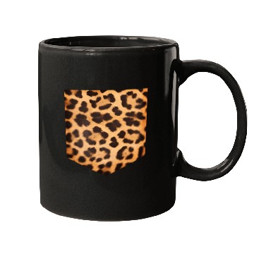Discover Leopard Print Pocket Falls For Mugs