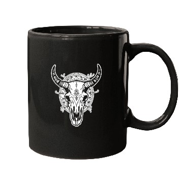 Discover Cow Skull Boho Mugs