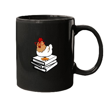 Discover Chicken Book Nerd Love Reading Farm Mugs