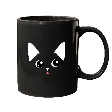 Discover Sweet Kitten Face Cat Mom Cat Dad Mugs