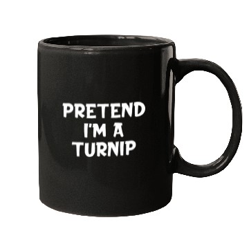 Discover Pretend I'M A Turnip Lazy Halloween Party Mugs