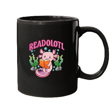 Discover Readolotl Animal Axolotl Mugs
