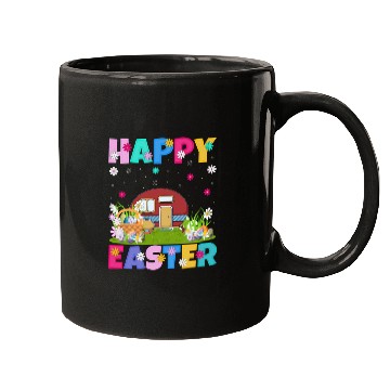 Discover Camper Van Happy Easter Camper Van Easter Sunday Mugs