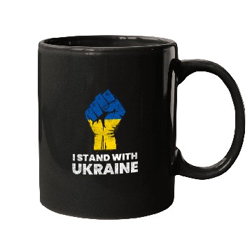 Discover Ukrainian Flag I Stand With Ukraine Flag Mugs