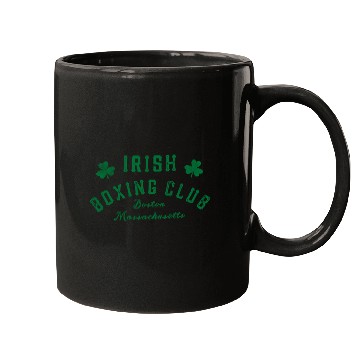Discover Irish Bong Club Boston Massachusetts Shamrock Mugs