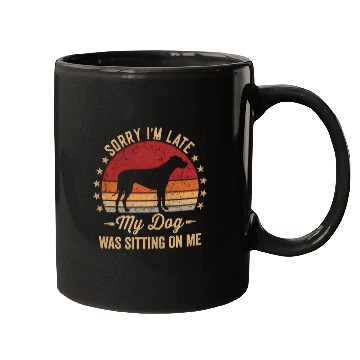 Discover Sorry I'M Late My Dog Was Sitting On Me Rhodesian Mugs
