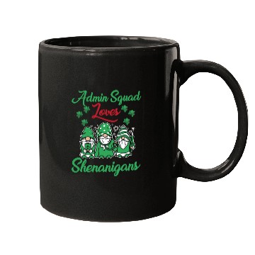 Discover Admin Squad Love Shenanigans St. Patrick's Day Mugs