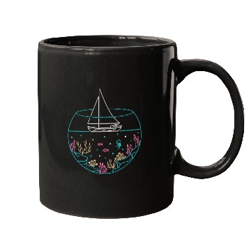 Discover Sail To The Ocean Mugs