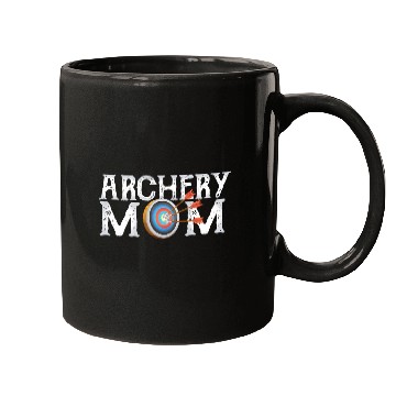 Discover Archery Archer Mom Target Proud Parent Bow Arrow Mugs