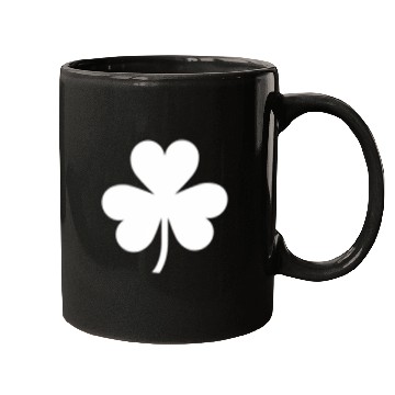 Discover Saint Patric Day Left Chest White Clover Mugs