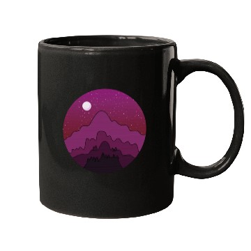 Discover Night Sky Nature Retro Mugs