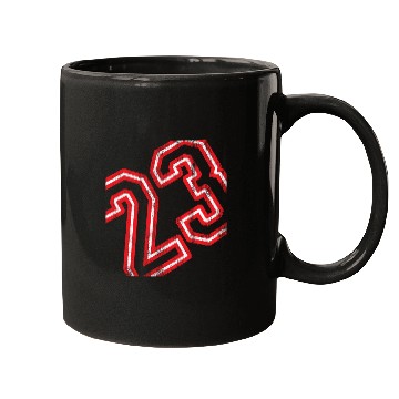 Discover basketball number 23 Mugs