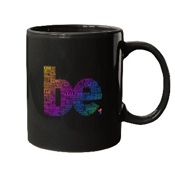 Discover Inring Positive Word Be Colorful Letter Mugs