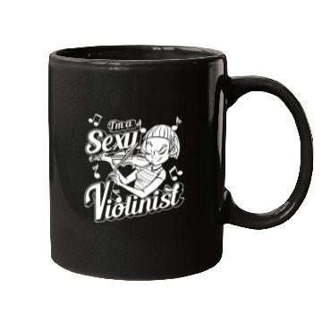 Discover Violin Violinist Mugs