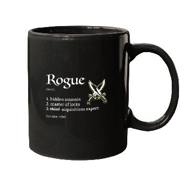 Discover Rogue Class Definition Dungeons And Rpg Dragons Mugs