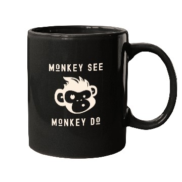 Discover Monkey See Monkey Do Adorable Primate Chimp Mugs
