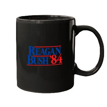 Discover Reagan Bush '84 Republican Mugs