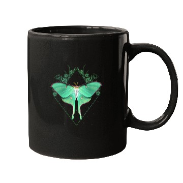 Discover Luna Moth Beautiful Butterfly Insect Themed Mugs