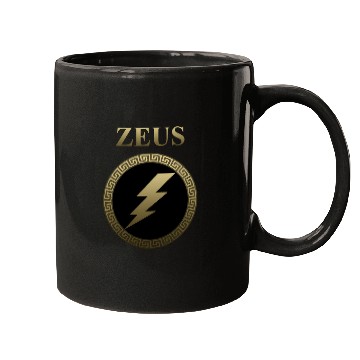 Discover Zeus Ancient Greek God Thunderbolt Mugs