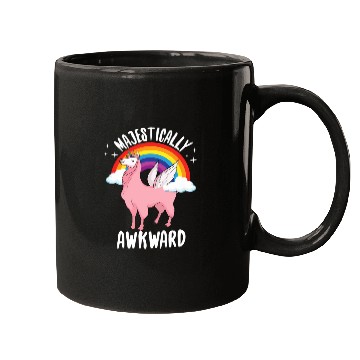 Discover Majestically Awkward Llamacorn Llama Uorn Mugs