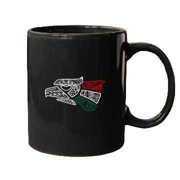 Discover Meco Flag - Mecan Eagle Aztec Style - Hecho Mugs