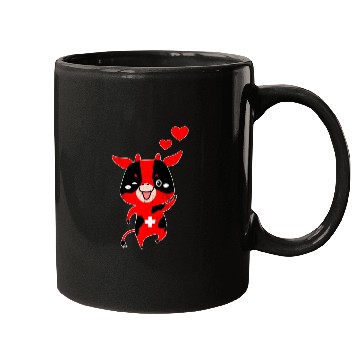 Discover Switzerland Swiss Cow Mugs