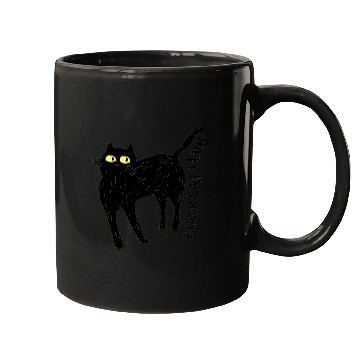 Discover Black Cat Club Mugs