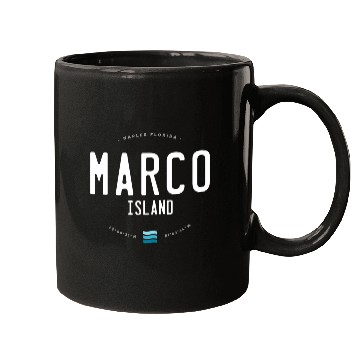 Discover Marco Island Naples Florida Beach Waves Mugs