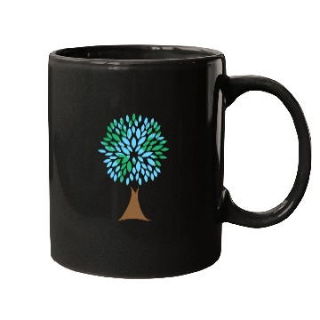 Discover Earth Day Tree With Leaves Image Of Our Planet Mugs