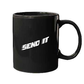 Discover Dirt Bike Send It Motocross Mugs
